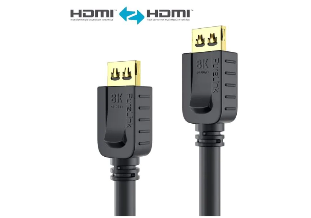 PureLink Câble Cert. 8K Ultra High Speed HDMI - HDMI, 0.5 m