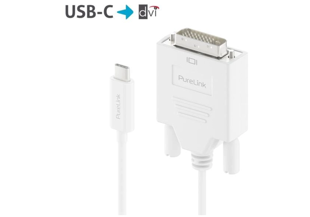 Purelink IS2210-015 USB type C - DVI-D - 1.5 m (Blanc)