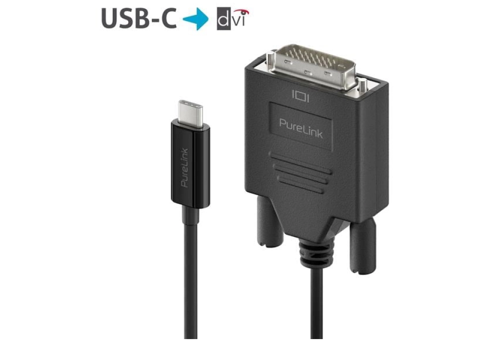 Purelink IS2211-010 USB type C - DVI-D - 1.0 m (Noir)