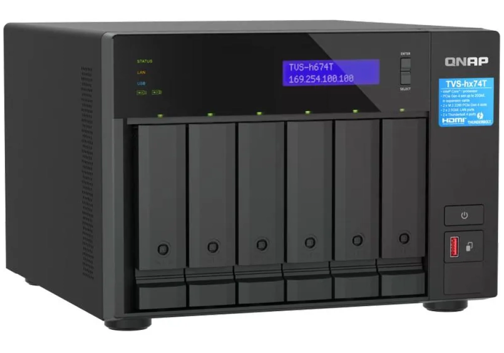 QNAP NAS TVS-h674T-i5-32G 6 baies