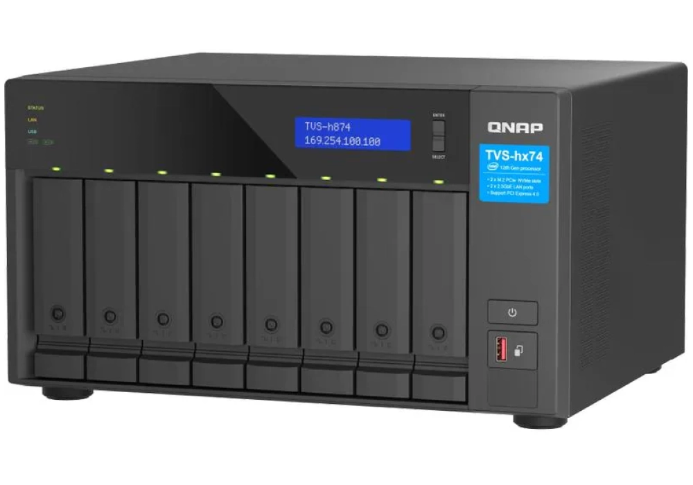 QNAP NAS TVS-H874T-I7-32G 8 baies