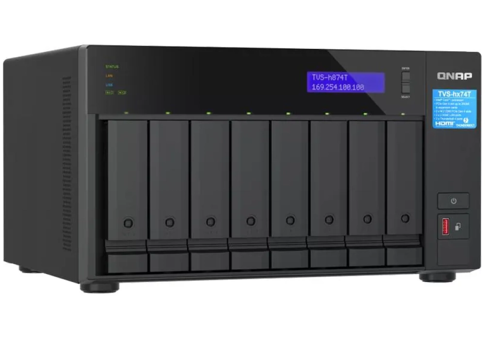 QNAP NAS TVS-H874T-I7-32G 8 baies