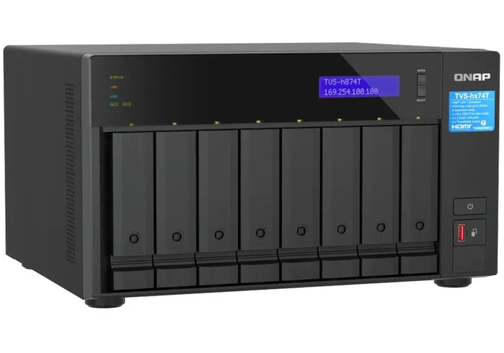 QNAP NAS TVS-H874T-I7-32G 8 baies