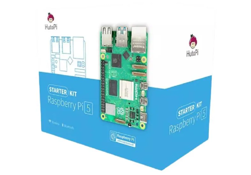 Raspberry Kit de démarrage Pi 5B 4 GB