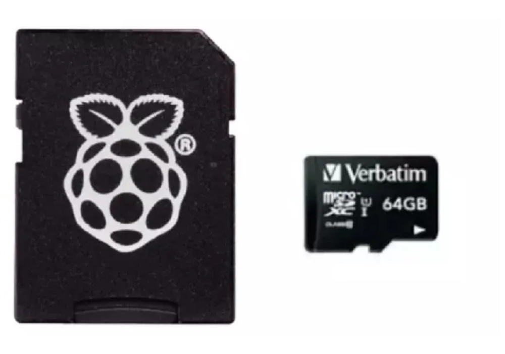 Raspberry Pi Carte Micro SD 64 Go Noobs, pour Raspberry Pi 4