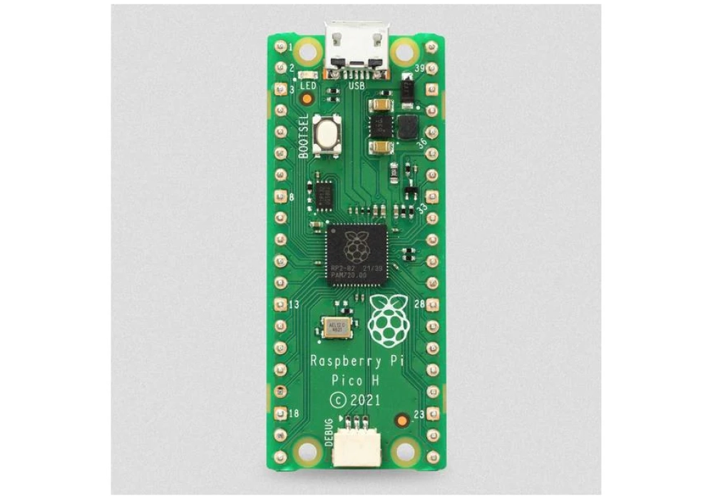 Raspberry Pi Pico-H Rev3 264 KB, RP2040