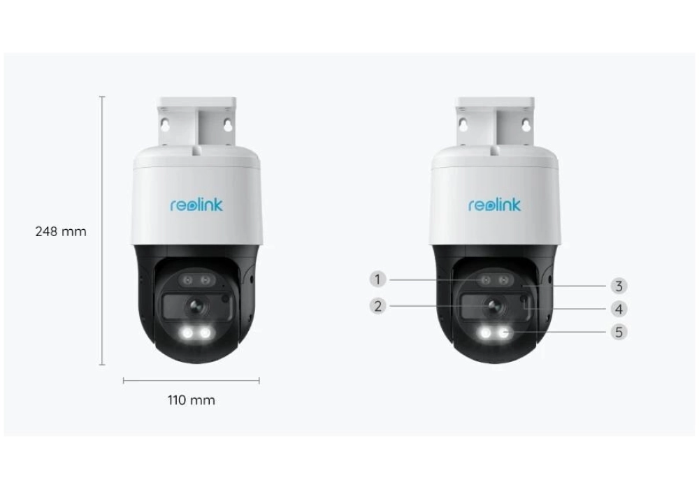 Reolink Caméra réseau P830 Outdoor 4K 