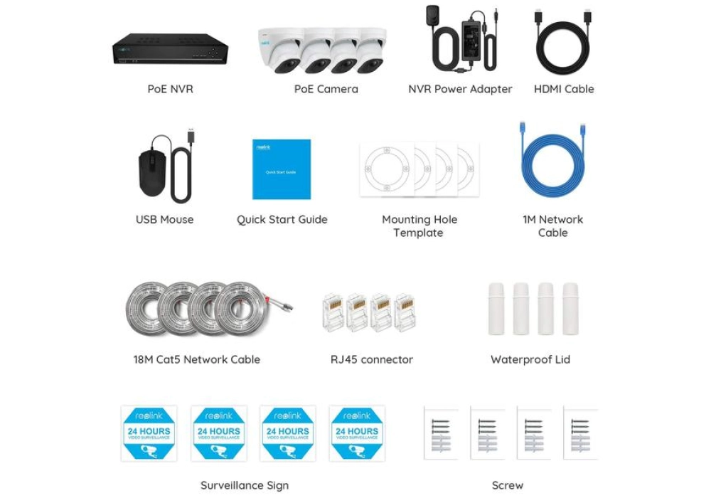 Reolink Kit de surveillance RLK8-800D4-A-V2