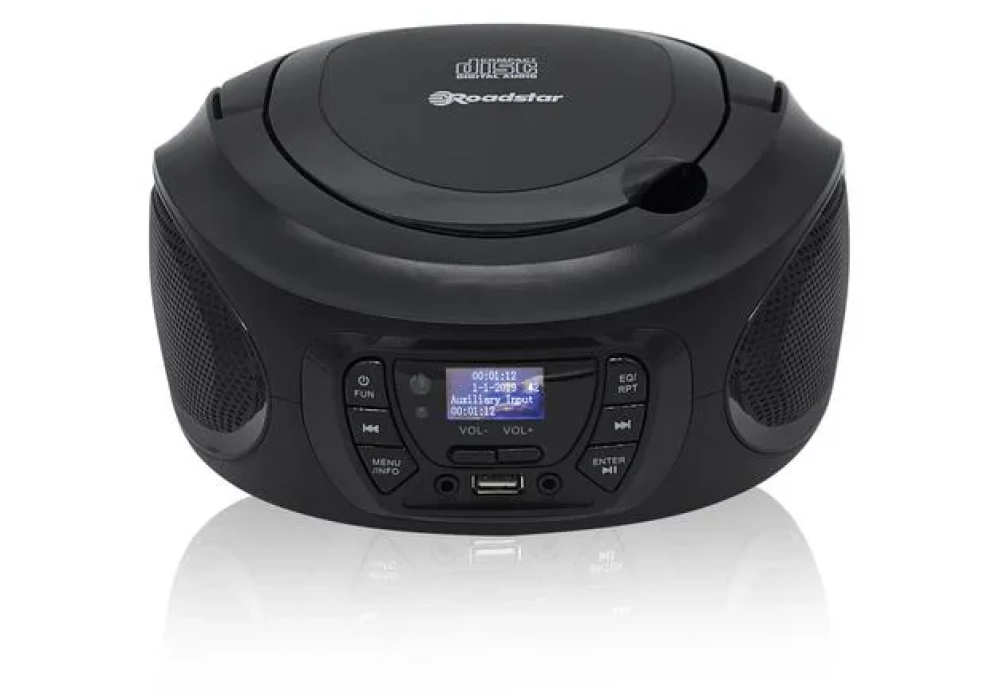 Roadstar Lecteur radio/CD CDR-375 Noir