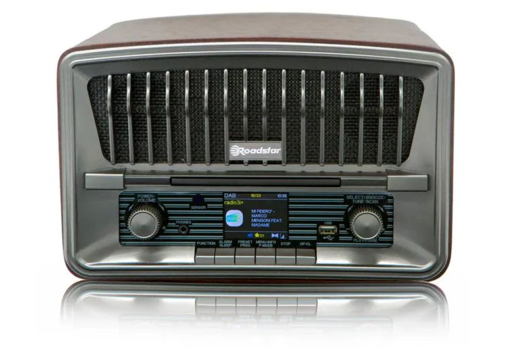 Roadstar Radio DAB+ HRA-270 Brun