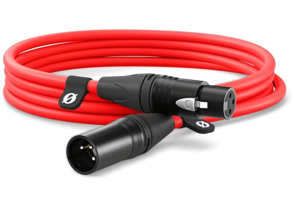 Rode Câble XLR XLRm-XLRf 3 m, Rouge