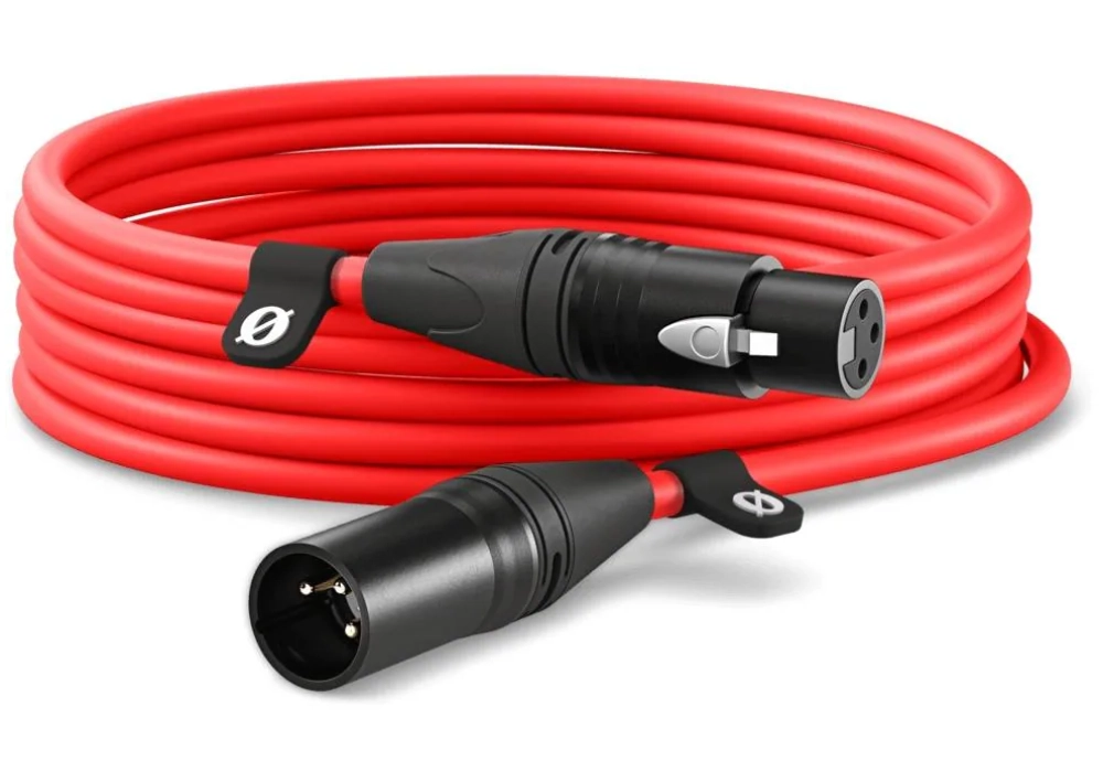 Rode Câble XLR XLRm-XLRf 6 m, Rouge