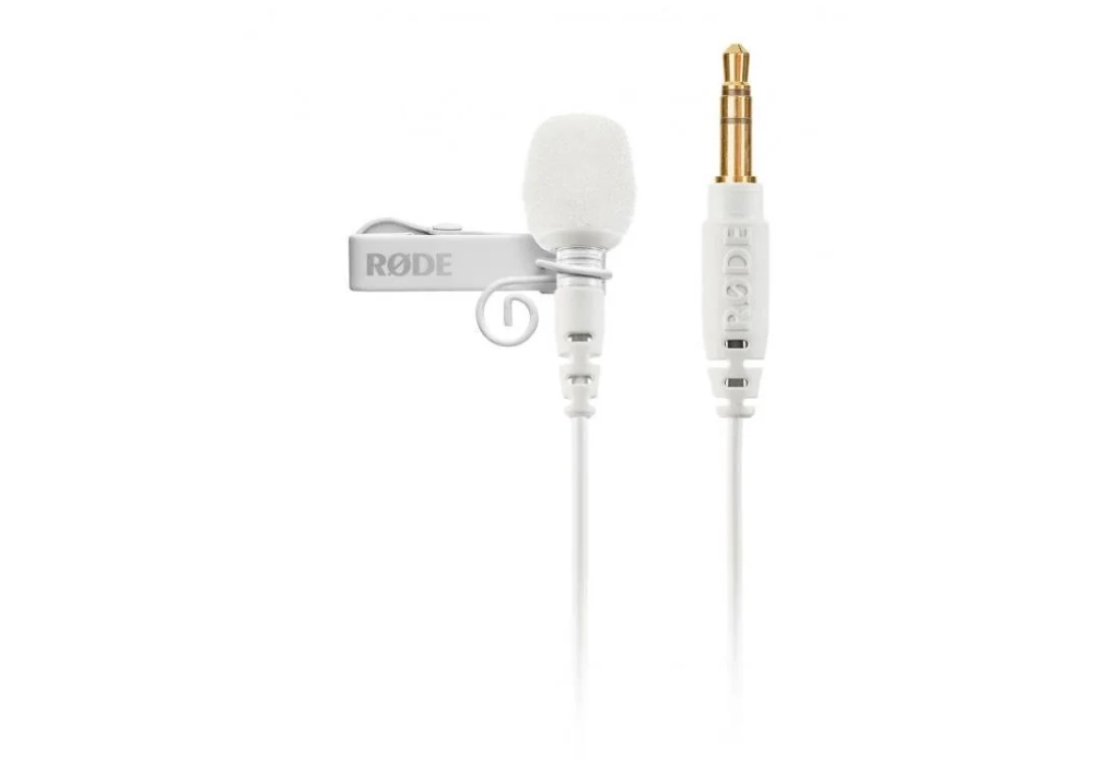 Rode Microphone Lavalier GO Blanc