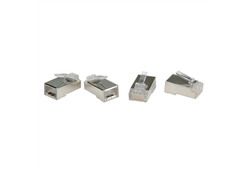 ROLINE Connecteur RJ45 S/FTP Cat.6 (10 pièces)