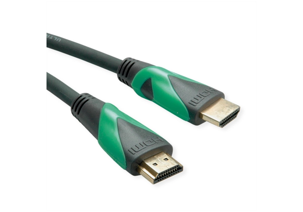 ROLINE GREEN ATC Câble HDMI avec Ethernet Ultra HD 8K, M/M, noir - 1.0 m