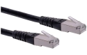 ROLINE Network Cable Cat 6 SFTP (Black) - 1.0 m