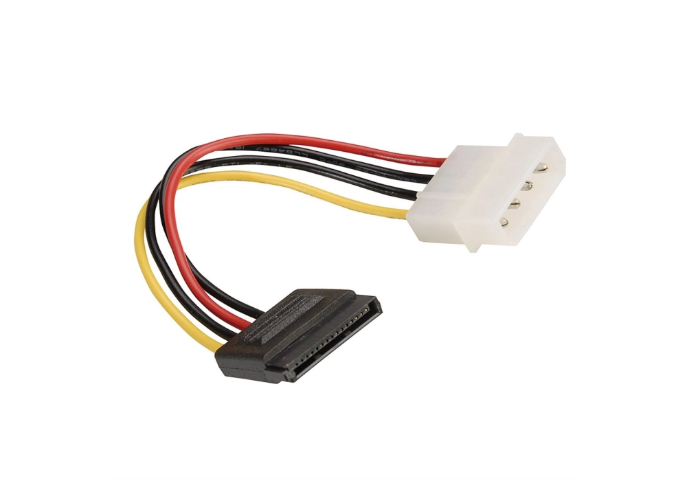 ROLINE SATA 15-pin Power to 4-pin Molex (Straight)