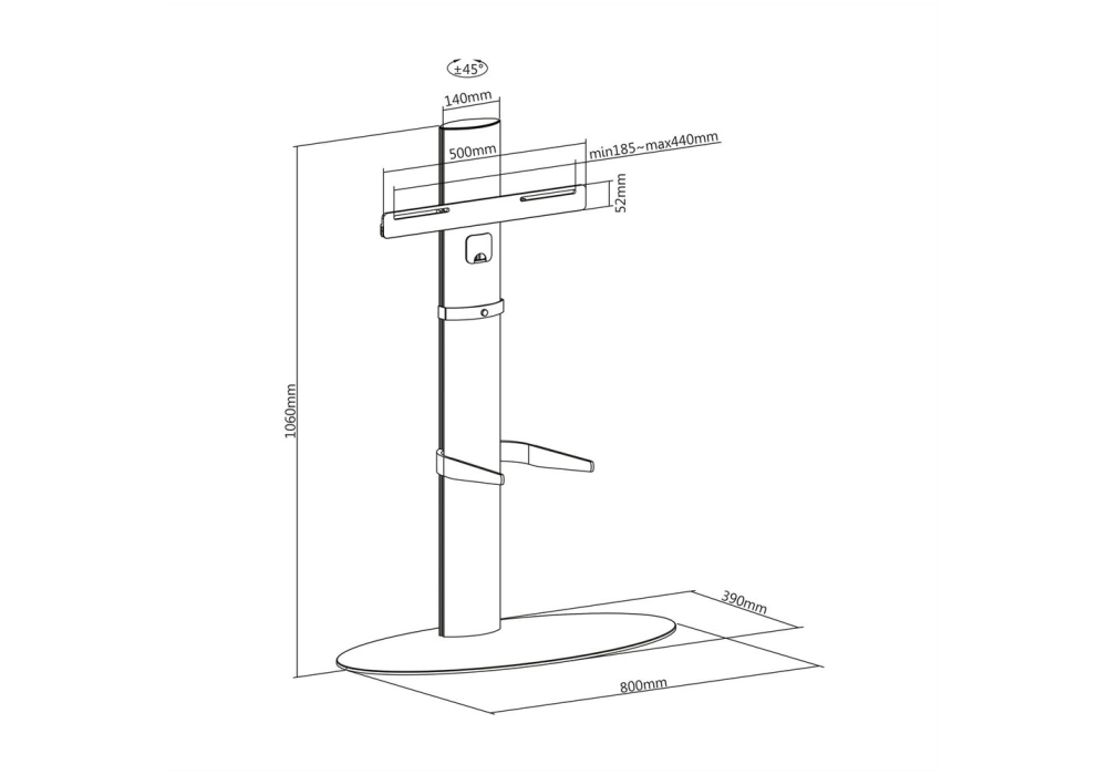 ROLINE Support LCD/TV