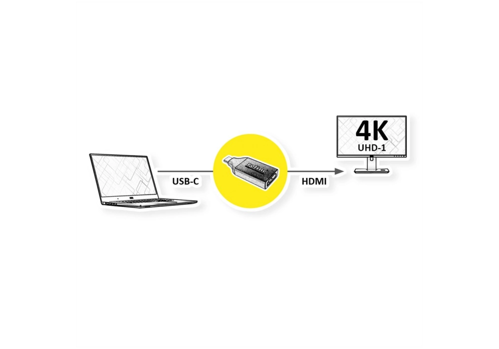 ROLINE USB Type-C / HDMI Adapter