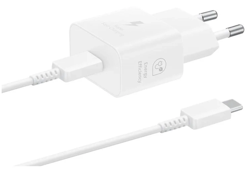 Samsung Adaptateur de charge rapide 25 watts EP-T2510X avec câble