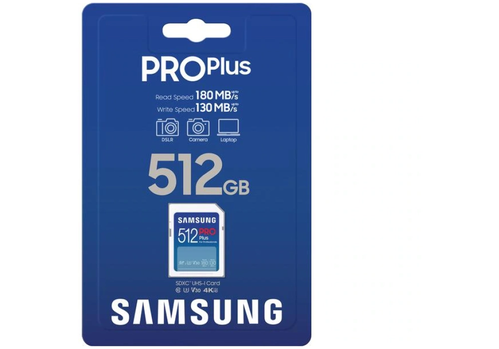 Samsung Carte SDXC Pro Plus (2023) 512 GB