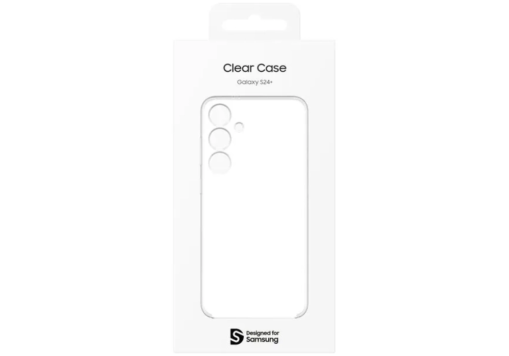 Samsung Coque arrière Clear Galaxy S24+ Transparent