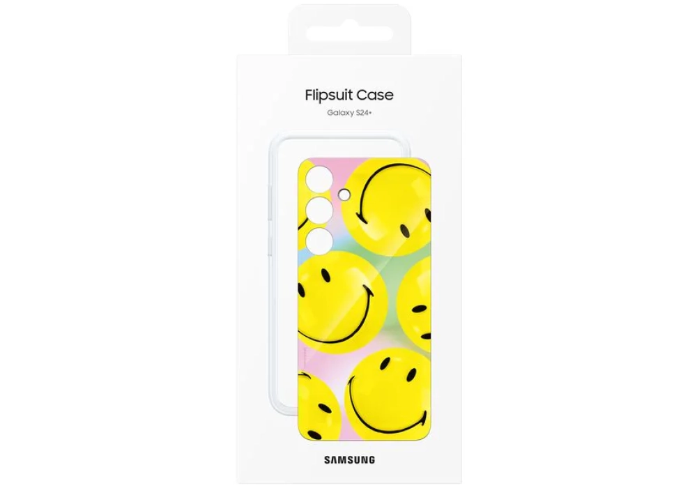 Samsung Coque arrière Flipsuit Case Galaxy S24+ Jaune