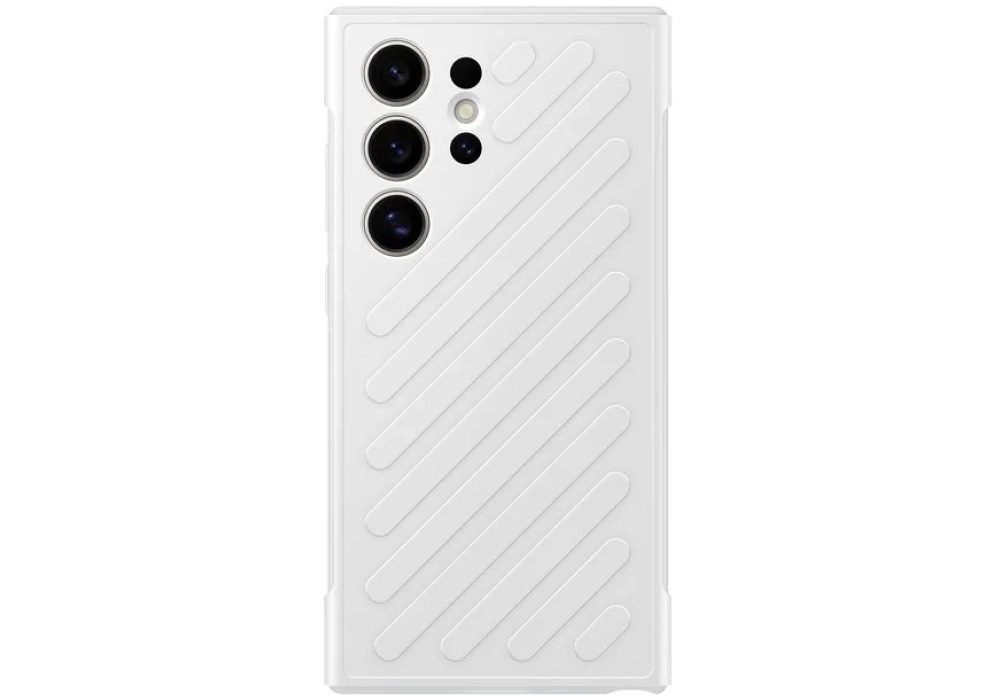 Samsung Coque arrière Shield Case Galaxy S24 Ultra Blanc