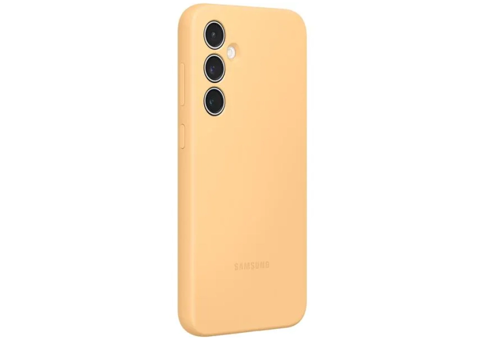 Samsung Coque arrière Silicone Galaxy S23 FE Apricot