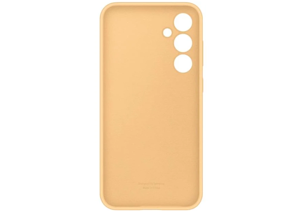 Samsung Coque arrière Silicone Galaxy S23 FE Apricot