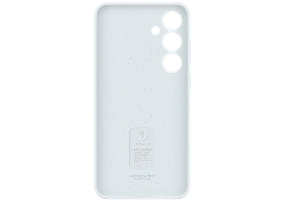 Samsung Coque arrière Silicone Galaxy S24+ Blanc