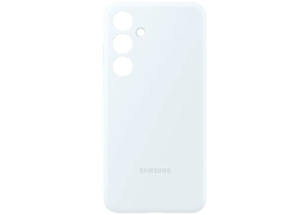 Samsung Coque arrière Silicone Galaxy S24+ Blanc