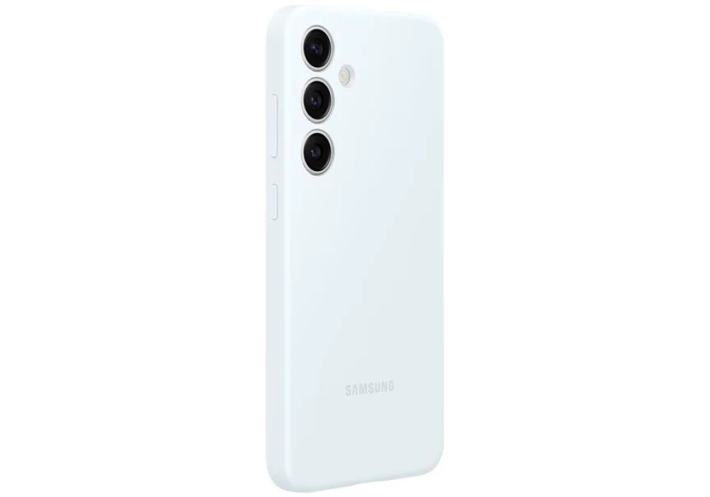 Samsung Coque arrière Silicone Galaxy S24+ Blanc