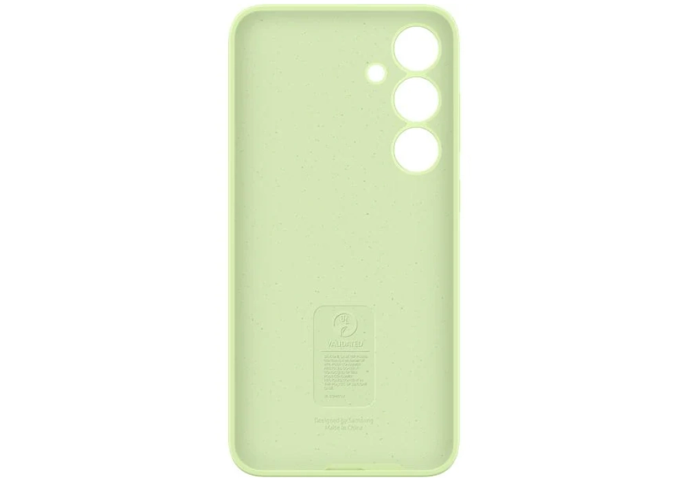 Samsung Coque arrière Silicone Galaxy S24+ Vert