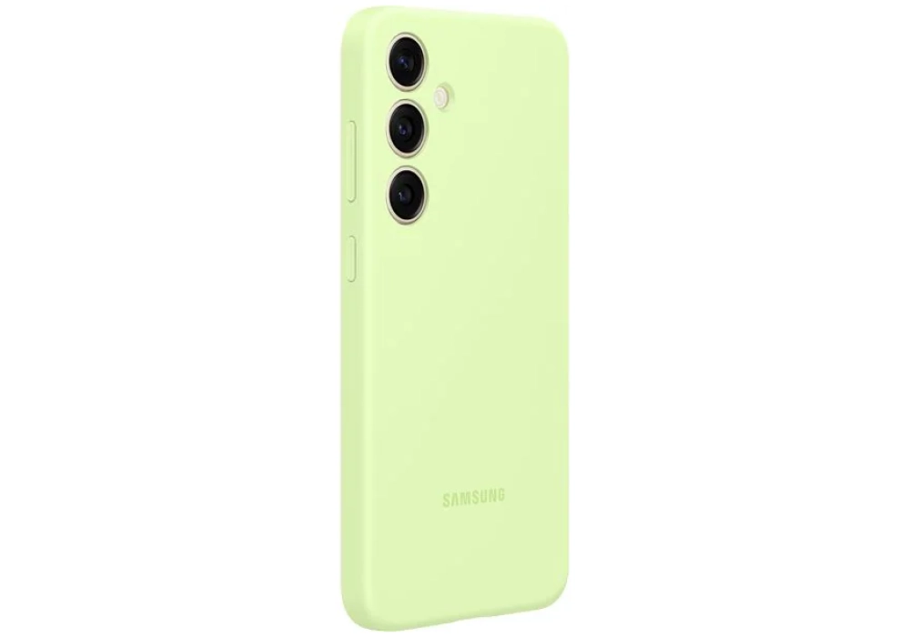 Samsung Coque arrière Silicone Galaxy S24+ Vert