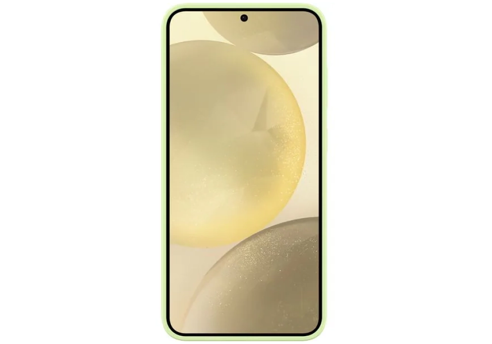 Samsung Coque arrière Silicone Galaxy S24+ Vert