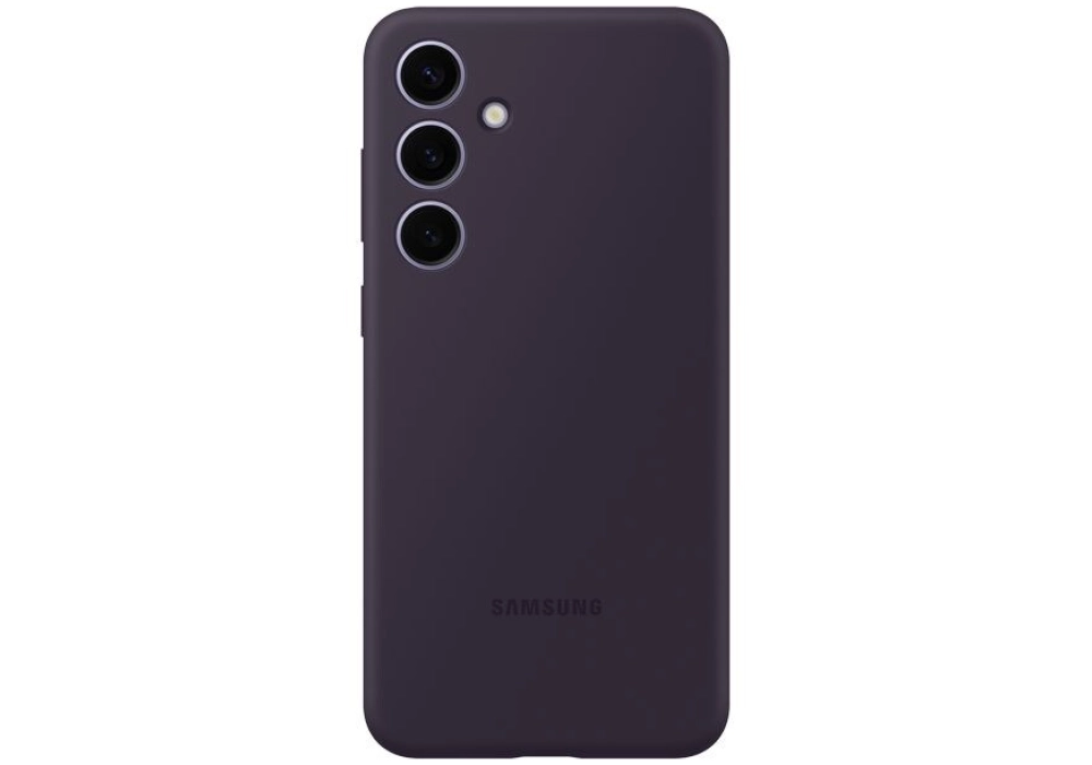 Samsung Coque arrière Silicone Galaxy S24+ Violet foncé