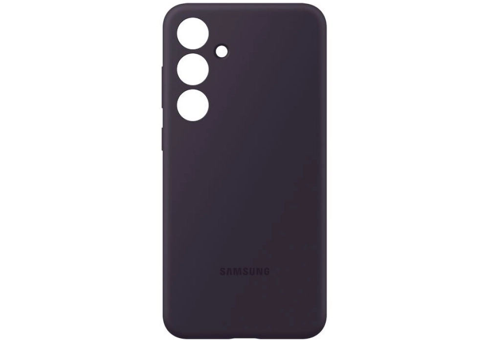 Samsung Coque arrière Silicone Galaxy S24+ Violet foncé