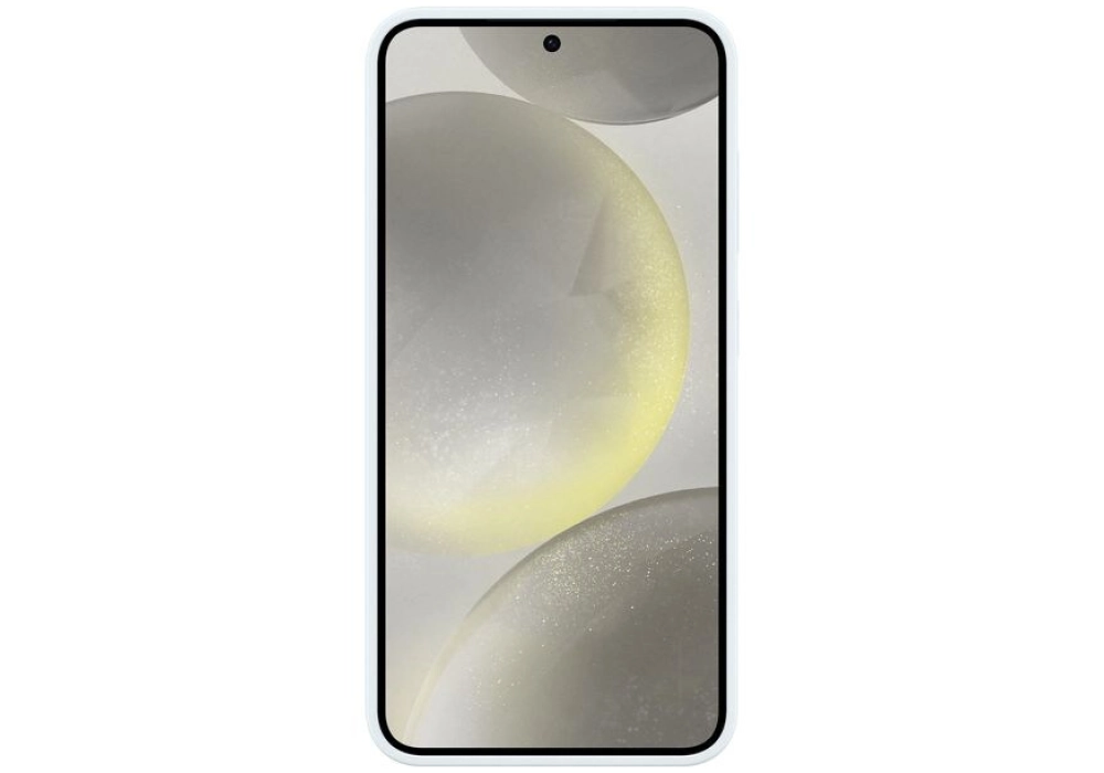 Samsung Coque arrière Silicone Galaxy S24 Blanc