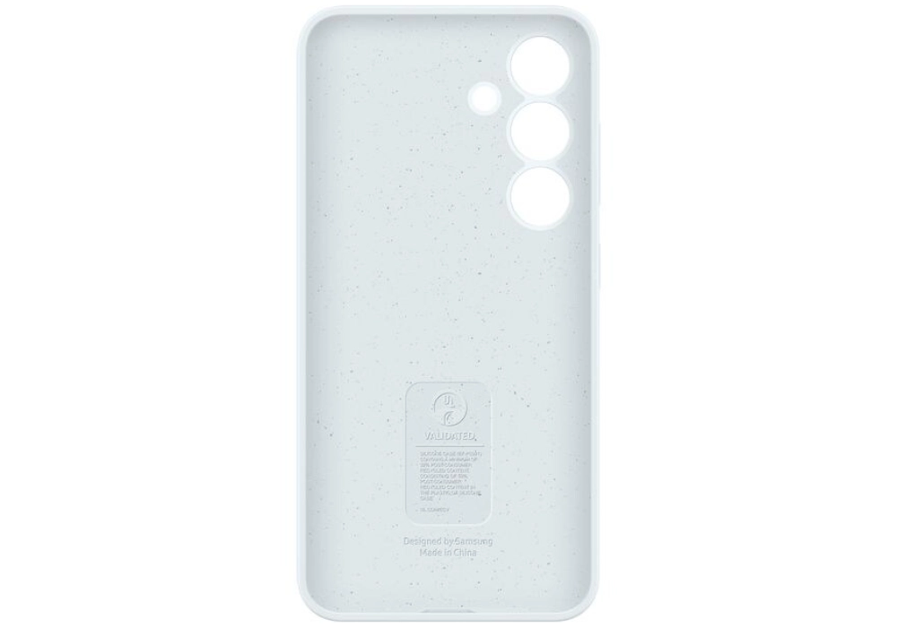 Samsung Coque arrière Silicone Galaxy S24 Blanc