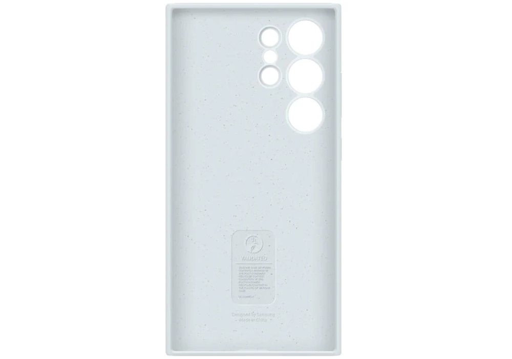 Samsung Coque arrière Silicone Galaxy S24 Ultra Blanc