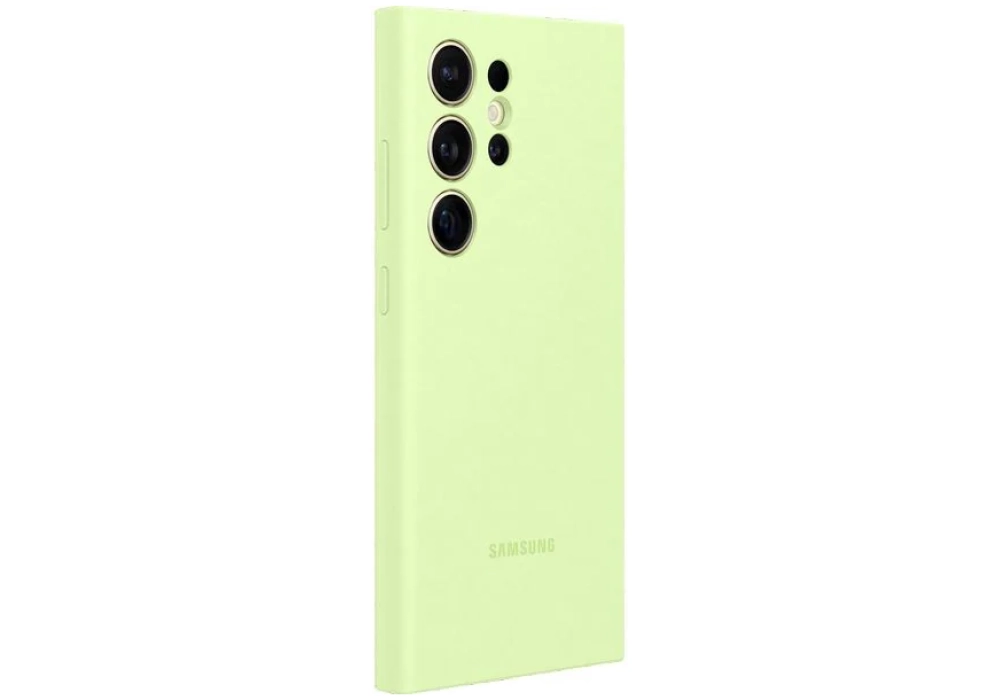 Samsung Coque arrière Silicone Galaxy S24 Ultra Vert