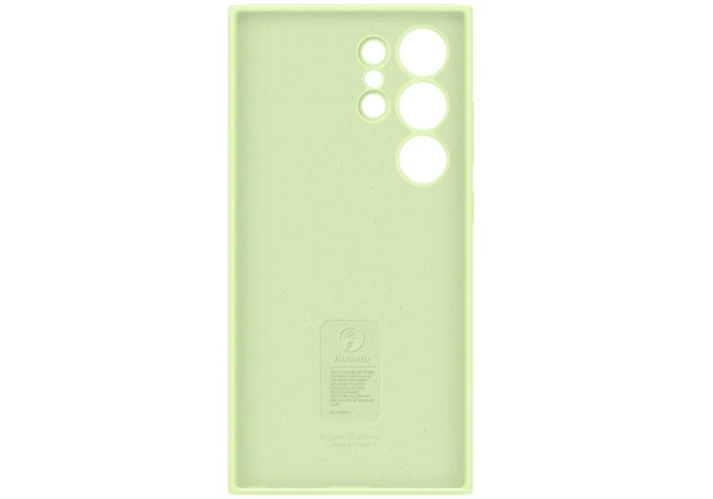 Samsung Coque arrière Silicone Galaxy S24 Ultra Vert