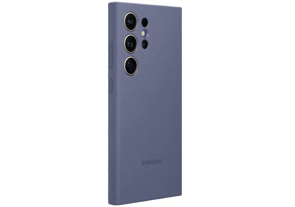 Samsung Coque arrière Silicone Galaxy S24 Ultra Violet