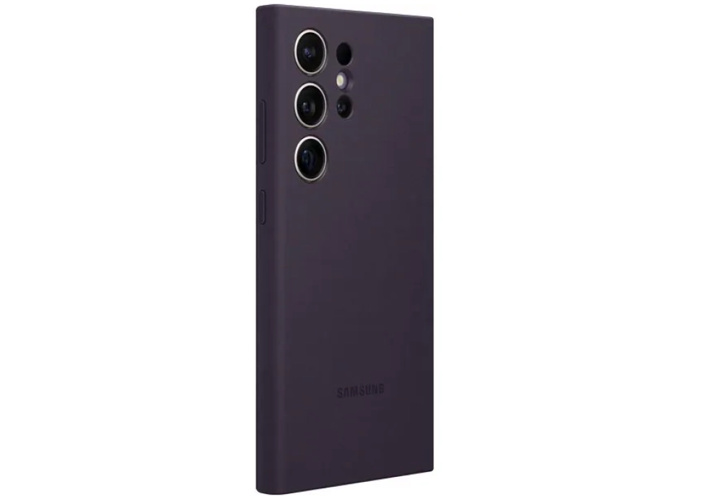 Samsung Coque arrière Silicone Galaxy S24 Ultra Violet foncé