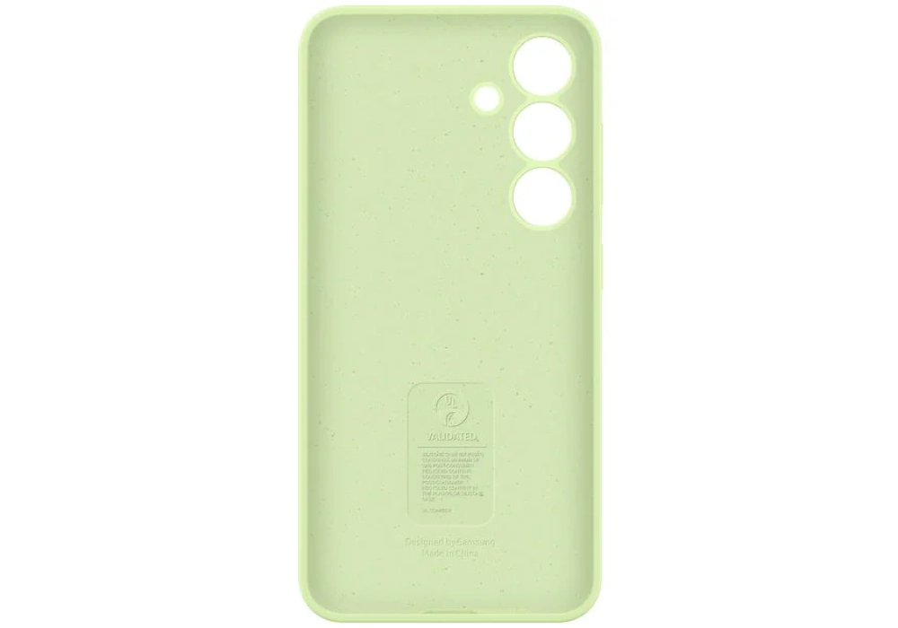 Samsung Coque arrière Silicone Galaxy S24 Vert