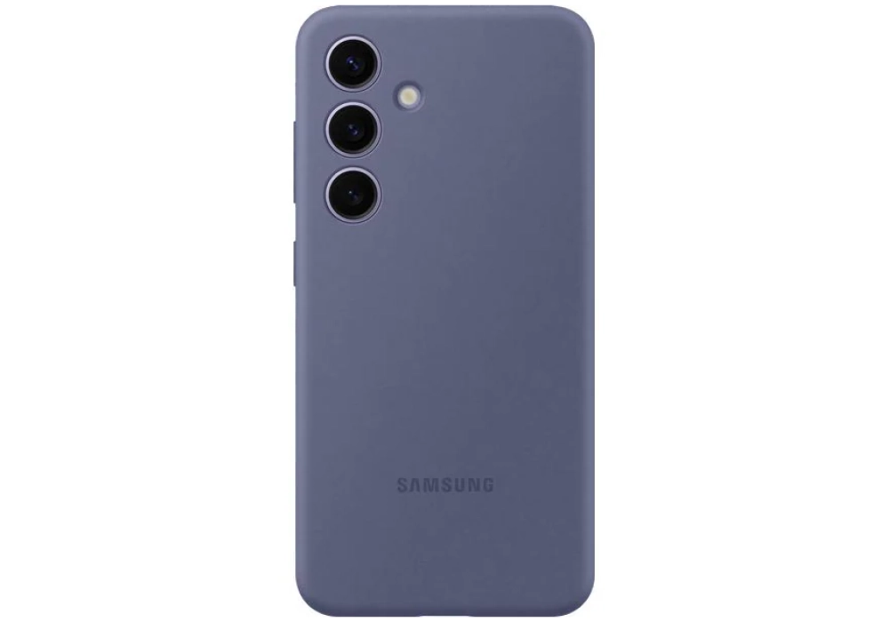 Samsung Coque arrière Silicone Galaxy S24 Violet