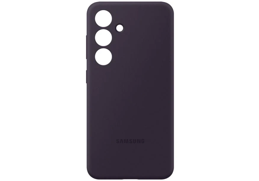 Samsung Coque arrière Silicone Galaxy S24 Violet foncé