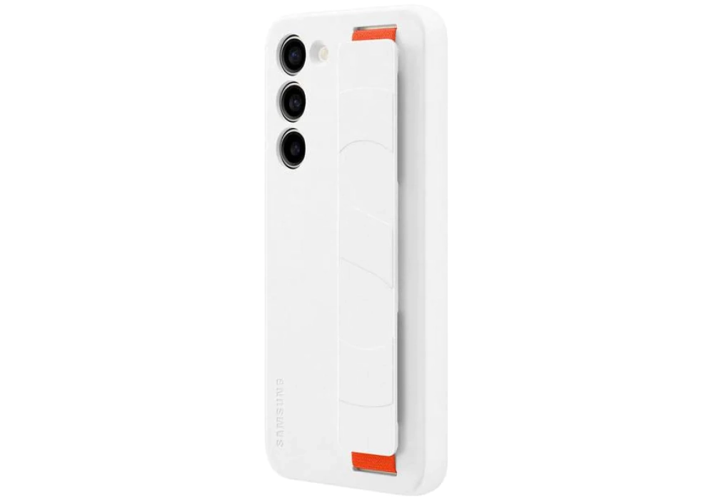 Samsung Coque arrière Silicone Grip Galaxy S23+ Blanc