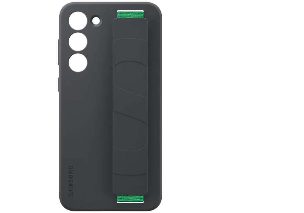 Samsung Coque arrière Silicone Grip Galaxy S23+ Noir